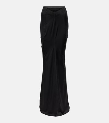 Balenciaga Sporty B jersey maxi skirt