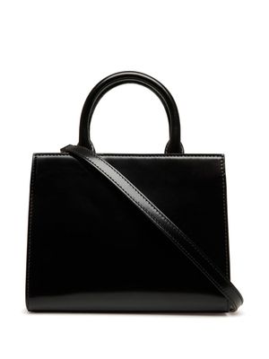 Bally Emblem logo-plaque leather tote bag - Black