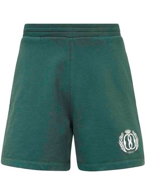 Bally logo-print cotton track shorts - Green