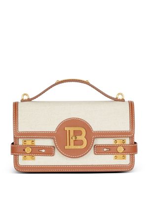 Balmain B-Buzz 24 logo-plaque tote bag - Brown