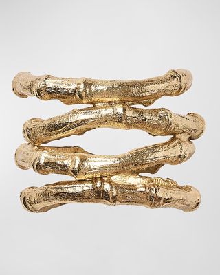Bamboo Metal Napkin Ring