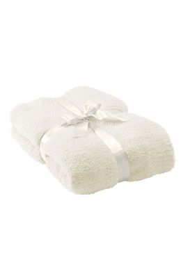 barefoot dreams CozyChic Throw Blanket in Cream