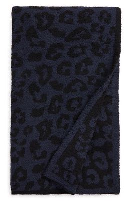 barefoot dreams In the Wild Throw Blanket in Indigo/Black