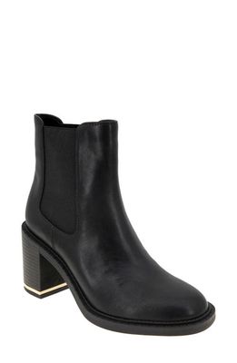 bcbg Boxxa Block Heel Chelsea Boot in Black