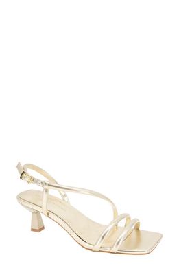 bcbg Liyana Square Toe Slingback Sandal in Platino