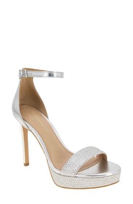 bcbg Nallah 2 Platform Sandal in Silver