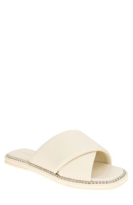 bcbg Tabby Slide Sandal in Bianca