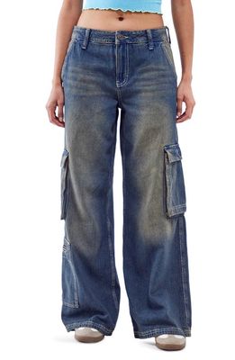 BDG Urban Outfitters Low Rise Cargo Jeans in Dark Tint
