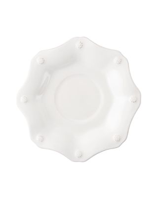 Berry & Thread Scallop Saucer - Whitewash