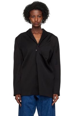 Bianca Saunders Black Pinched Blazer