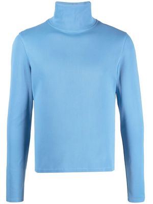 Bianca Saunders roll-neck jumper - Blue