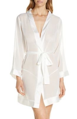 Bluebella Chiffon & Satin Robe in Ivory