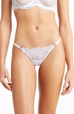 Bluebella Rafaela Embroidered Briefs in White