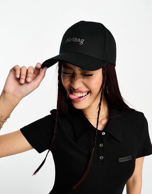 Boardmans embroidered dirtbag slogan cap in black