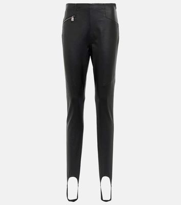 Bogner Jumi leather stirrup leggings