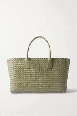 Bottega Veneta - Cabat Medium Intrecciato Leather Tote - Green