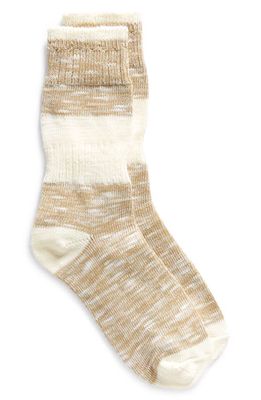BP. Slub Boot Socks in Tan Safari