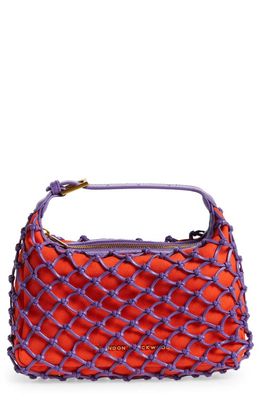 Brandon Blackwood Extra Small Madison Shoulder Bag in Orange/Purple