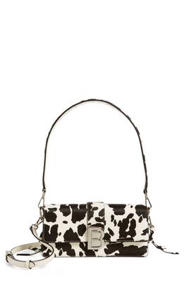 Brandon Blackwood Nia Calf Hair Crossbody Bag in Cow Print Pony