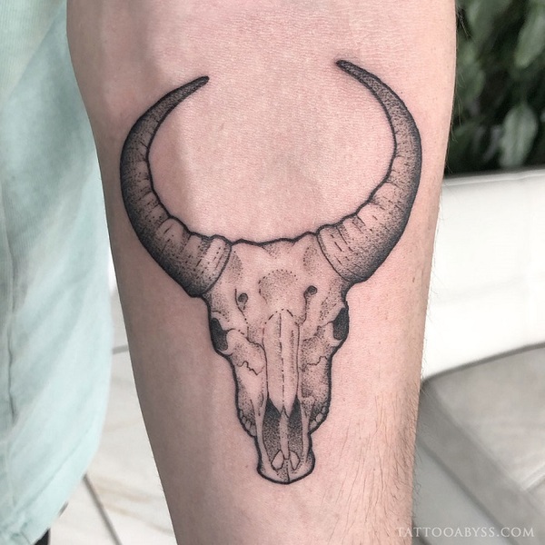 30 Best Bull Skull Tattoo Ideas 11 30 Best Bull Skull Tattoo Ideas