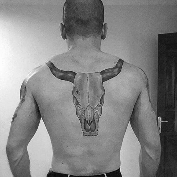 30 Best Bull Skull Tattoo Ideas 14 30 Best Bull Skull Tattoo Ideas