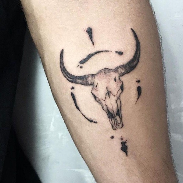 30 Best Bull Skull Tattoo Ideas 20 30 Best Bull Skull Tattoo Ideas