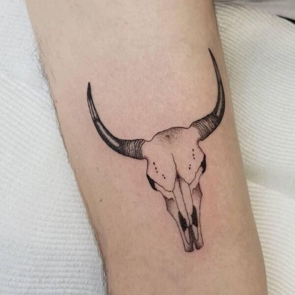 30 Best Bull Skull Tattoo Ideas 22 30 Best Bull Skull Tattoo Ideas
