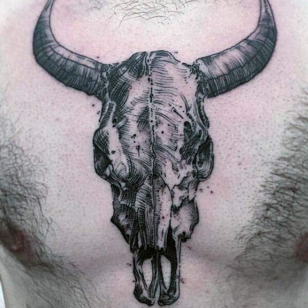 30 Best Bull Skull Tattoo Ideas 28 30 Best Bull Skull Tattoo Ideas