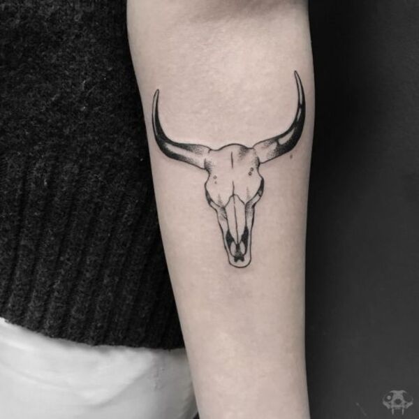 30 Best Bull Skull Tattoo Ideas 33 30 Best Bull Skull Tattoo Ideas