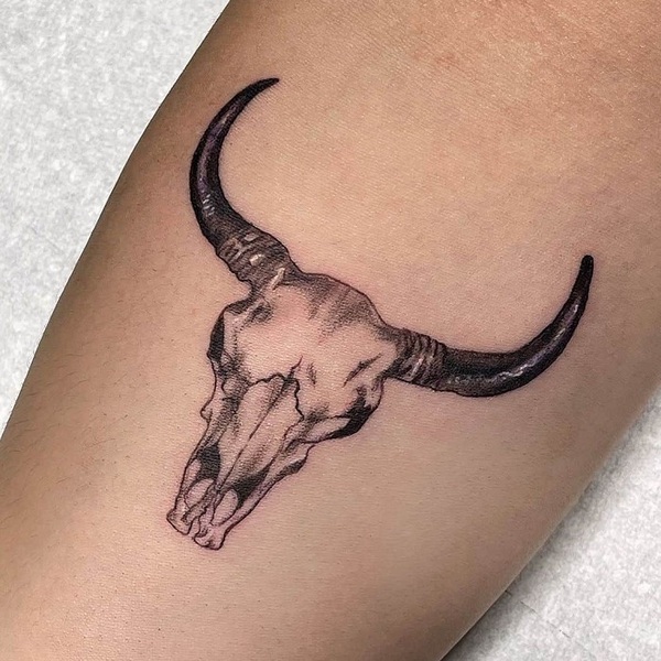 30 Best Bull Skull Tattoo Ideas 35 30 Best Bull Skull Tattoo Ideas