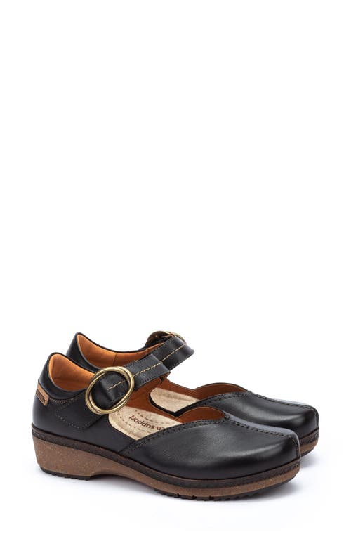 PIKOLINOS Granada Water Resistant Mary Jane in Black