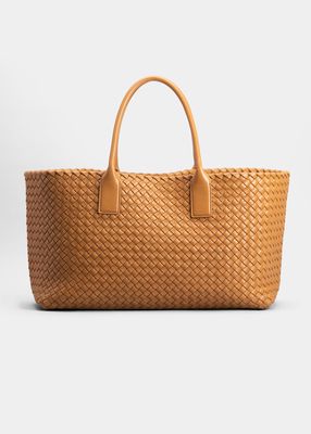 Cabat Medium Intrecciato East-West Tote Bag