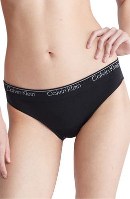 Calvin Klein Logo Bikini in Black