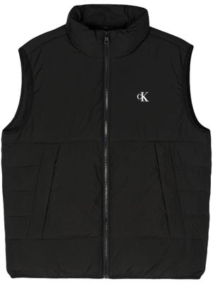 Calvin Klein padded ripstop gilet - Black