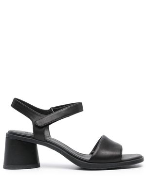 Camper Kiara 65mm leather sandals - Black