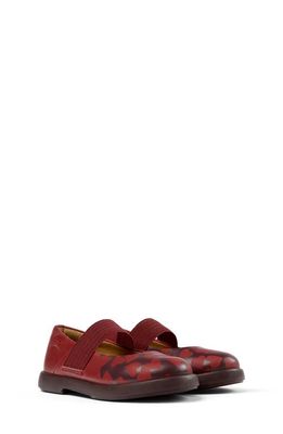 Camper Kids' Twins Mismatch Mary Jane Flat in Burgundy