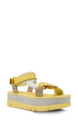 Camper Oruga Up Sport Sandal in Yellow Multicolor