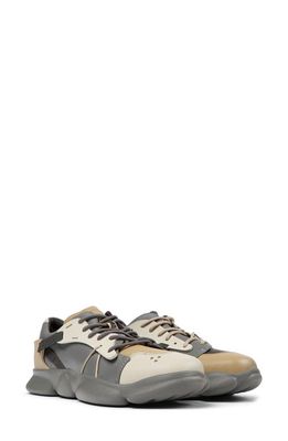Camper Twins Mismatched Sneakers in Beige Gray