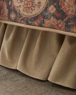 Caspian Ruffled King Dust Skirt