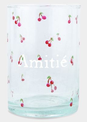 Cerises Amitie Drinking Glass