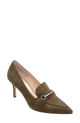 Charles David Ambient Pointed Toe Pump in Olive