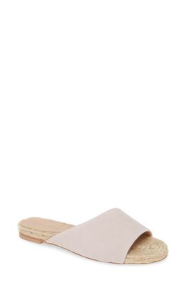 Charles David Stance Slide Sandal in Light Lilac Suede