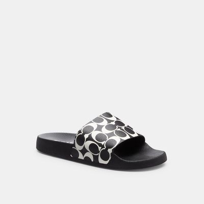 Coach Outlet Slide In Signature Canvas - Multi