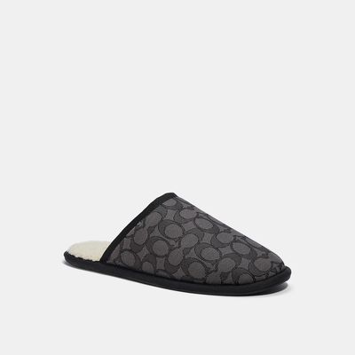 Coach Outlet Slipper In Signature Jacquard - Multi