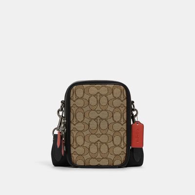 Coach Outlet Stanton Crossbody In Signature Jacquard - Multi