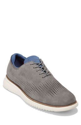 Cole Haan 2.ZeroGrand Laser Wing Oxford in City Skyline Nubuck