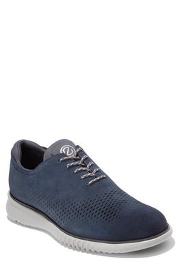 Cole Haan 2.ZeroGrand Laser Wingtip Oxford in Navy Blazer/Harbor Mist