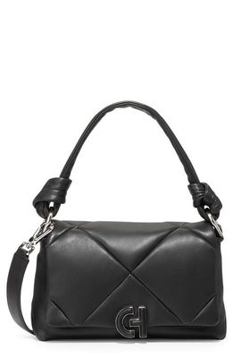 Cole Haan Quilted Leather Shoulder Bag in Black