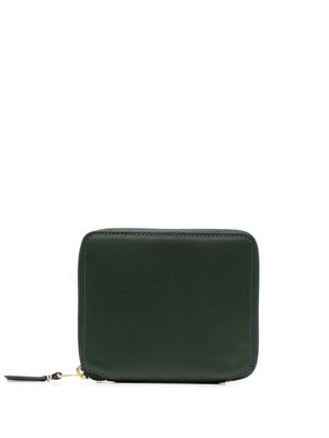 Comme Des Garçons Wallet foil-logo zip-around wallet - Green