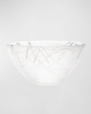 Contrast White Bowl, Medium